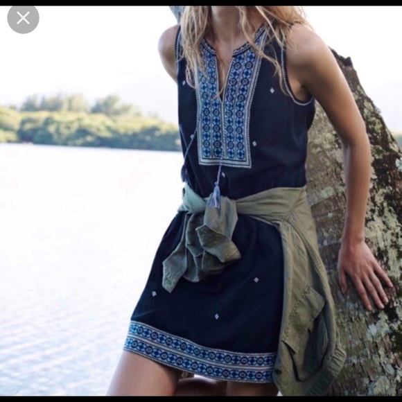 Madewell Embroidered Suncoast Dress 